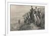 The Pilgrim Fathers Watch the Mayflower Sail Home to England-A.w. Bayers-Framed Photographic Print