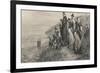 The Pilgrim Fathers Watch the Mayflower Sail Home to England-A.w. Bayers-Framed Photographic Print