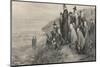 The Pilgrim Fathers Watch the Mayflower Sail Home to England-A.w. Bayers-Mounted Photographic Print