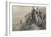 The Pilgrim Fathers Watch the Mayflower Sail Home to England-A.w. Bayers-Framed Photographic Print