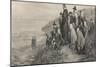 The Pilgrim Fathers Watch the Mayflower Sail Home to England-A.w. Bayers-Mounted Photographic Print