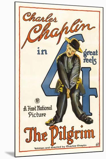 The Pilgrim Movie Charlie Chaplin Poster Print-null-Mounted Poster