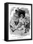 The Pilgrim's Rest, Caricature Af Paul Kruger, South African Politician, 1900-Edward Linley Sambourne-Framed Stretched Canvas