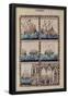 The Pilgrim Saved from Shipwreck', MTI1, The Cantigas de Santa Maria, Number 33, F49R, 13th century-Alfonso X of Castile-Framed Poster