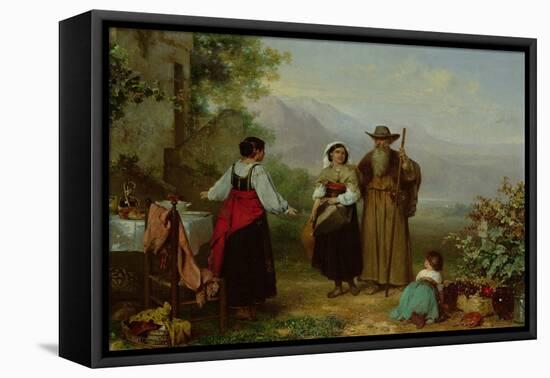 The Pilgrim-Philippeau-Framed Stretched Canvas