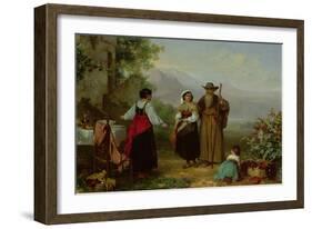 The Pilgrim-Philippeau-Framed Giclee Print