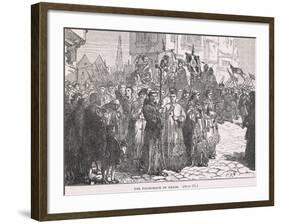 The Pilgrimage of Grace 1537-Charles Ricketts-Framed Giclee Print