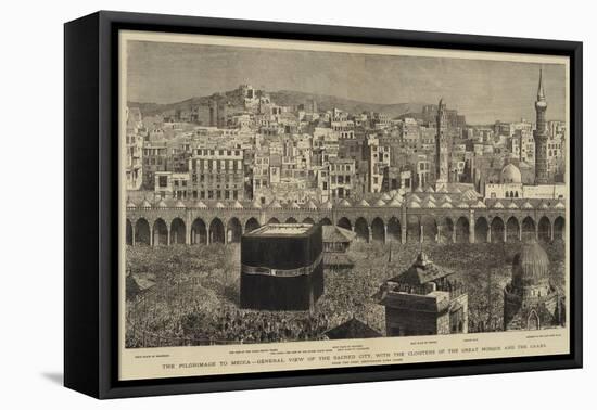 The Pilgrimage to Mecca-null-Framed Stretched Canvas