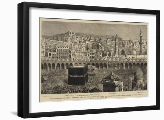 The Pilgrimage to Mecca-null-Framed Giclee Print