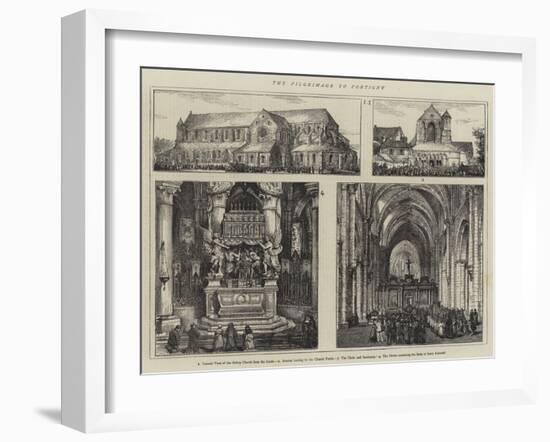 The Pilgrimage to Pontigny-null-Framed Giclee Print