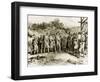 The Pilgrims Receiving Massacoit, 1621-null-Framed Giclee Print