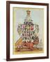 The Pillar of the State, or John Bull Overloaded, after Cruikshank in 1819, 1827-Henry Heath-Framed Giclee Print