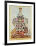 The Pillar of the State, or John Bull Overloaded, after Cruikshank in 1819, 1827-Henry Heath-Framed Giclee Print