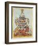 The Pillar of the State, or John Bull Overloaded, after Cruikshank in 1819, 1827-Henry Heath-Framed Premium Giclee Print