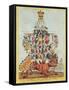 The Pillar of the State, or John Bull Overloaded, after Cruikshank in 1819, 1827-Henry Heath-Framed Stretched Canvas