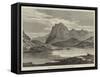 The Pillar Rock Mountain, Ennerdale, Cumberland-null-Framed Stretched Canvas