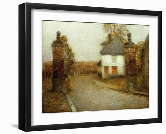 The Pillars, Gerberoy-Henri Eugene Augustin Le Sidaner-Framed Giclee Print