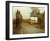 The Pillars, Gerberoy-Henri Eugene Augustin Le Sidaner-Framed Giclee Print