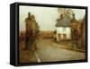 The Pillars, Gerberoy-Henri Eugene Augustin Le Sidaner-Framed Stretched Canvas