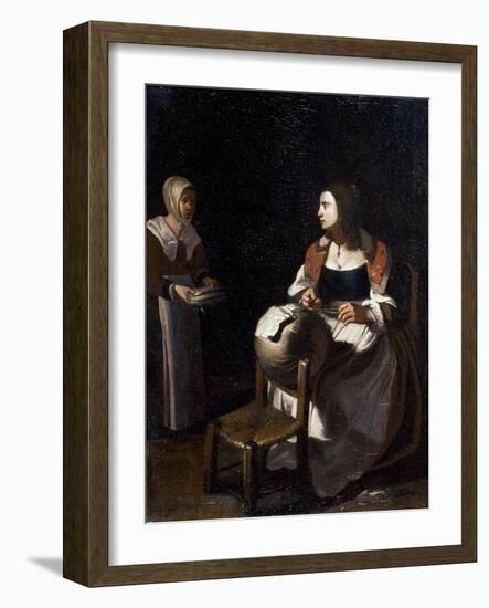 The Pillow-Lace Maker-Michael Sweerts-Framed Giclee Print