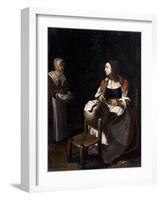 The Pillow-Lace Maker-Michael Sweerts-Framed Giclee Print