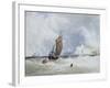 The Pilot Boat Off Fecamp, Normandy-Charles Burton Barber-Framed Giclee Print