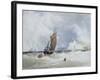 The Pilot Boat Off Fecamp, Normandy-Charles Burton Barber-Framed Giclee Print