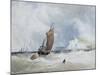 The Pilot Boat Off Fecamp, Normandy-Charles Burton Barber-Mounted Giclee Print