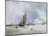 The Pilot Boat Off Fecamp, Normandy-Charles Burton Barber-Mounted Giclee Print