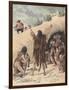 The Pilot Chedotel Finds the Surviving Members of the French Colony on the Ile De Sable-Louis Charles Bombled-Framed Giclee Print