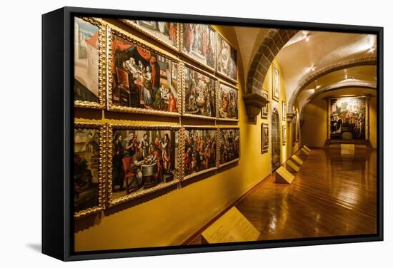 The Pinacoteca at Santo Domingo Church at the Qorikancha, Cuzco, Peru, South America-Yadid Levy-Framed Stretched Canvas