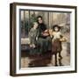 The Pinch of Poverty, 1891-Thomas Benjamin Kennington-Framed Giclee Print