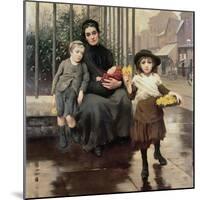 The Pinch of Poverty, 1891-Thomas Benjamin Kennington-Mounted Giclee Print