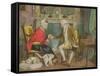 The Pinch of Snuff, Pub. by Rodwell and Martin, 1821 (Litho)-John James Chalon-Framed Stretched Canvas