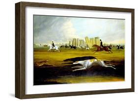 The Pinckney Family Coursing at Stonehenge, 1845-Samuel Spode-Framed Giclee Print