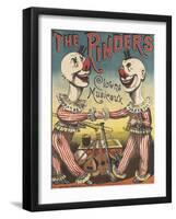 The Pinder's : clowns musiciens-null-Framed Giclee Print