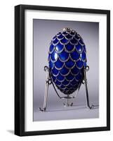 The Pine Cone Egg in Its Stand, Faberge, Workmaster Michael Perchin, 1900-Faberge-Framed Giclee Print