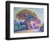 The Pine Tree at St. Tropez, 1909-Paul Signac-Framed Premium Giclee Print