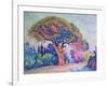 The Pine Tree at St. Tropez, 1909-Paul Signac-Framed Giclee Print