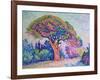 The Pine Tree at St. Tropez, 1909-Paul Signac-Framed Giclee Print