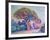 The Pine Tree at St. Tropez, 1909-Paul Signac-Framed Giclee Print