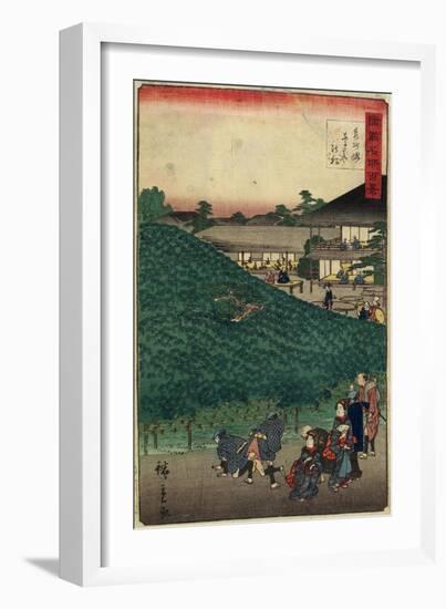 The Pine Tree of Naniwaya in Sakai of Senshu Province, September 1859-null-Framed Giclee Print