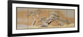 The Pines under Snow-Maruyama Okyo-Framed Premium Giclee Print