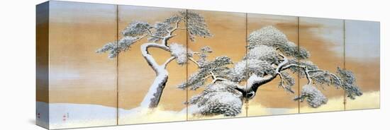 The Pines under Snow-Maruyama Okyo-Stretched Canvas