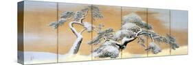 The Pines under Snow-Maruyama Okyo-Stretched Canvas