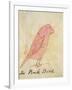 The Pink Bird-Edward Lear-Framed Giclee Print