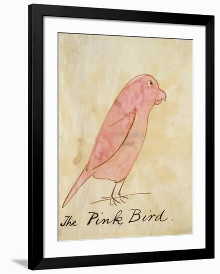 The Pink Bird-Edward Lear-Framed Giclee Print