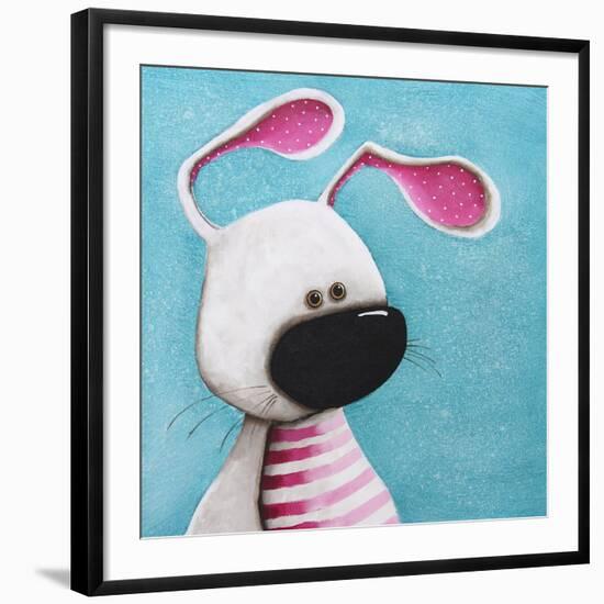 The Pink Bunny-Lucia Stewart-Framed Giclee Print