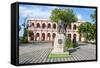 The Pink Cabildo, Museum of the National Congress in Asuncion, Paraguay, South America-Michael Runkel-Framed Stretched Canvas