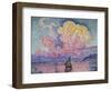 The Pink Cloud (Antibes), 1916-Paul Signac-Framed Giclee Print